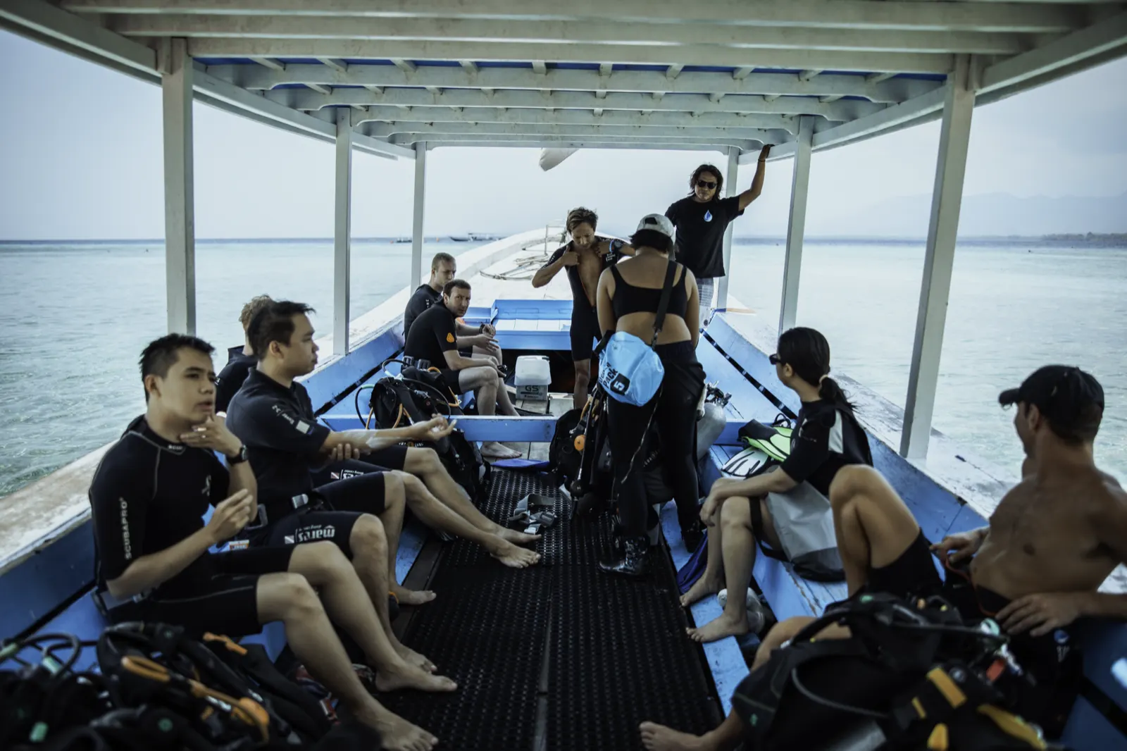 Diving the reef off Gili Air 8